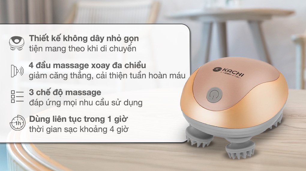 Máy massage đầu Kachi MK399