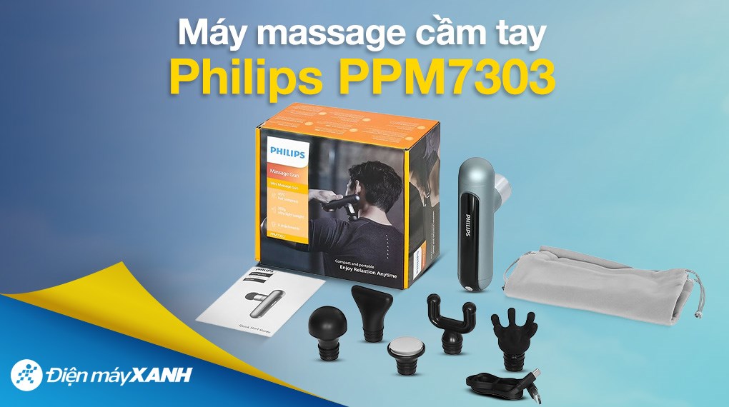 Súng massage cầm tay Philips PPM7303