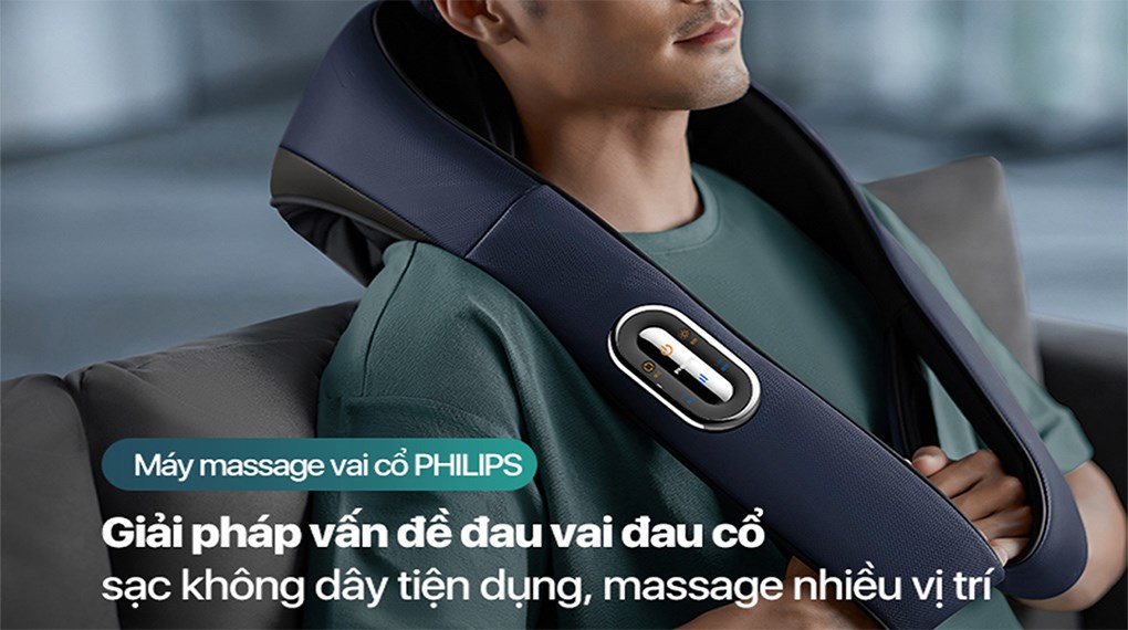 Đai choàng massage cổ vai gáy Philips PPM3521