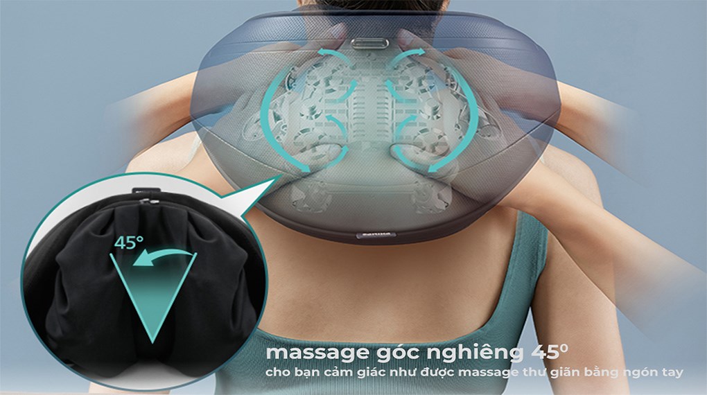 Đai choàng massage cổ vai gáy Philips PPM3521