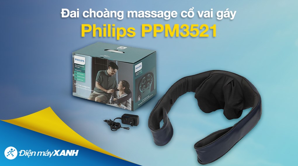Đai choàng massage cổ vai gáy Philips PPM3521