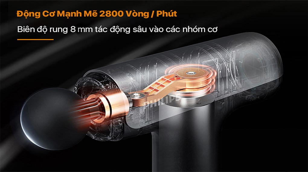 Súng massage cầm tay Philips PPM7325