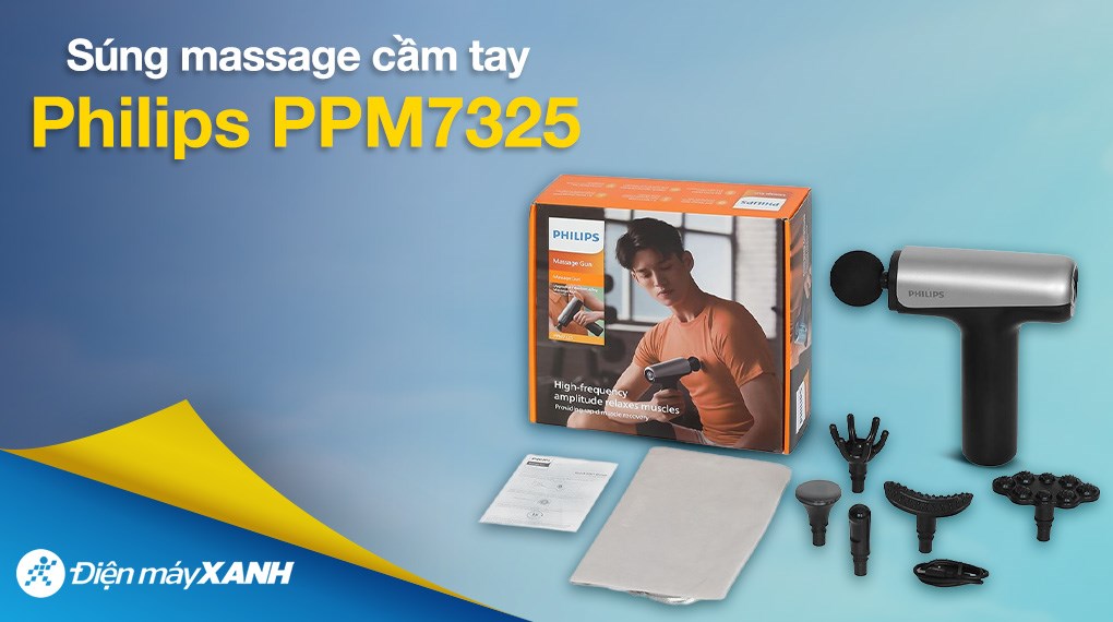 Súng massage cầm tay Philips PPM7325