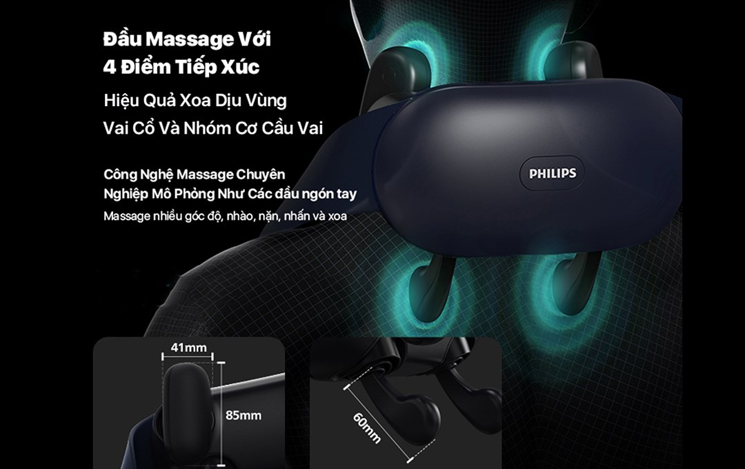 Máy massage cổ vai gáy Philips PPM3322