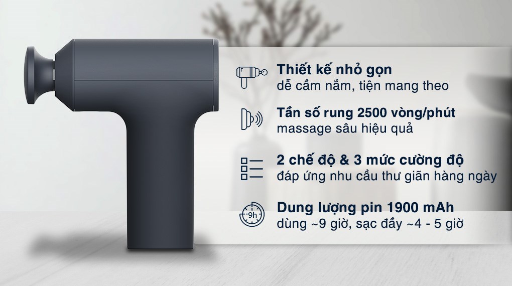 Súng massage cầm tay Xiaomi Mini 2 GL
