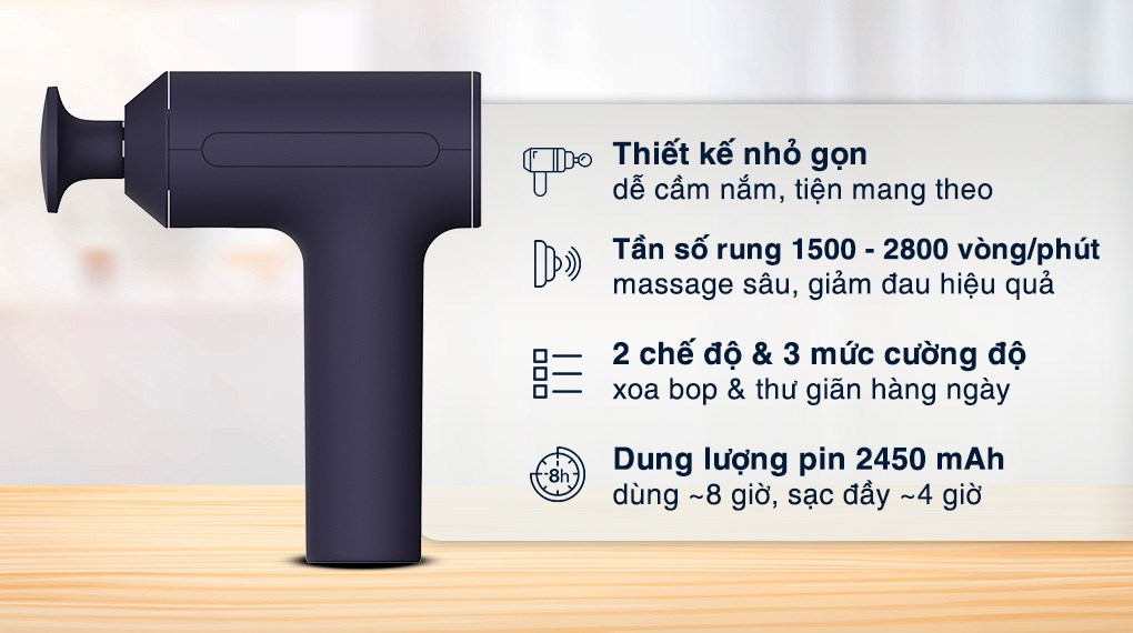 Súng massage cầm tay Xiaomi 2 GL