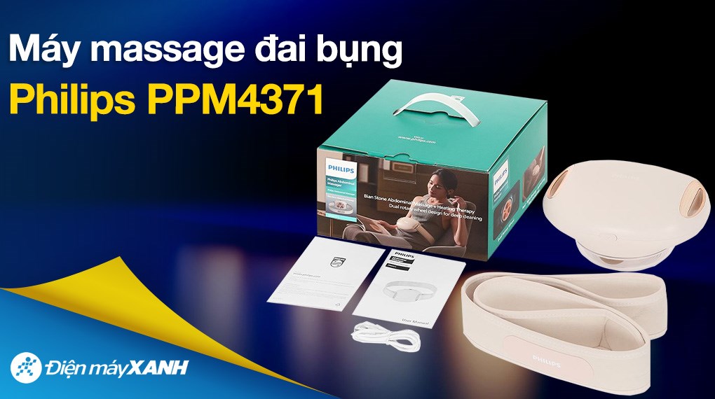 Máy massage đai bụng Philips PPM4371