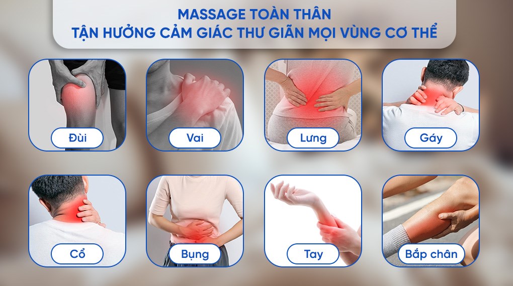 Gối massage hồng ngoại Bomidi MP1 Pro - Xám xanh