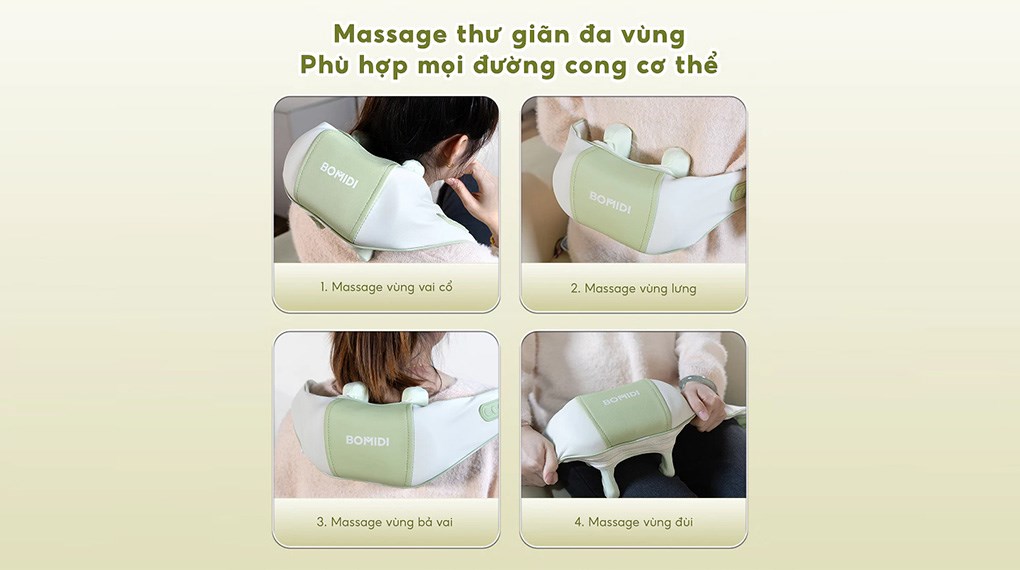 Máy massage cổ vai gáy Bomidi MP2 Lite