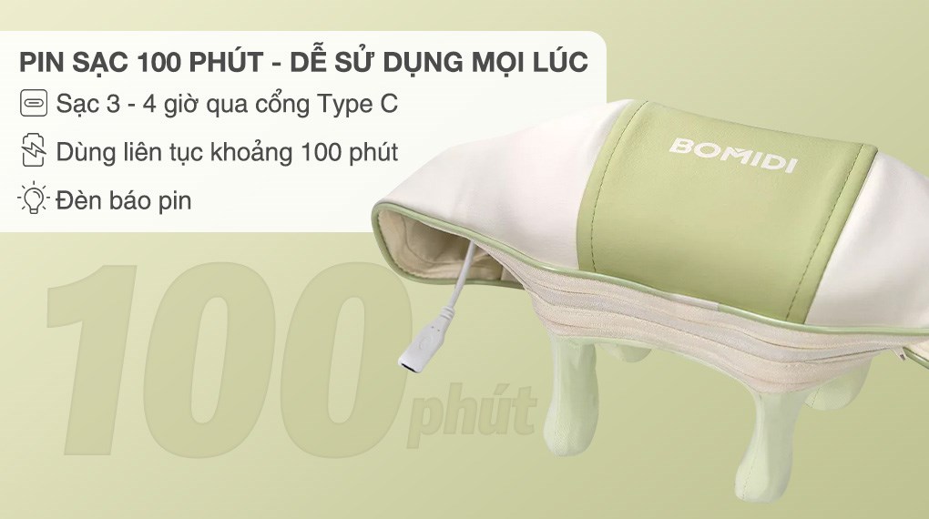 Máy massage cổ vai gáy Bomidi MP2 Lite