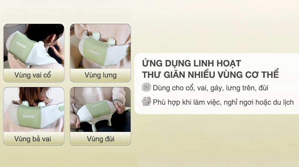 Máy massage cổ vai gáy Bomidi MP2 Lite