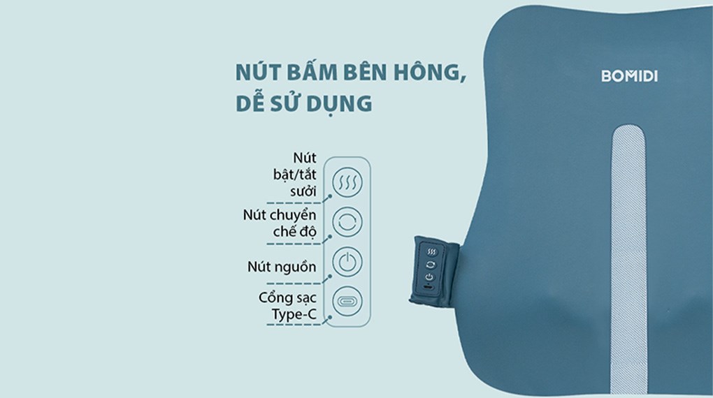 Máy massage lưng Bomidi BM01