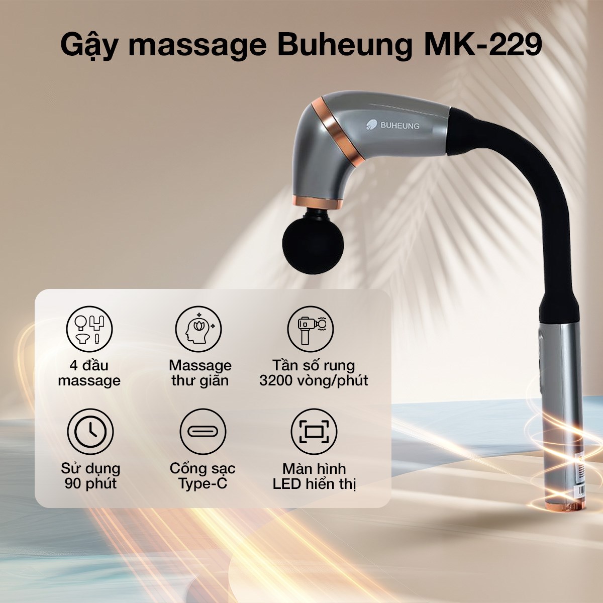 Gậy massage Buheung MK-229