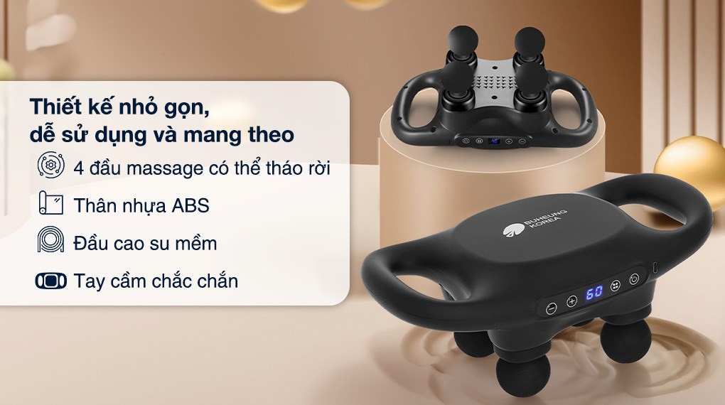 Máy massage 4 đầu Buheung MK-223