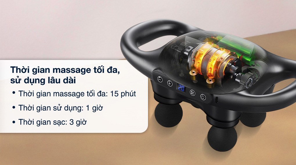 Máy massage 4 đầu Buheung MK-223