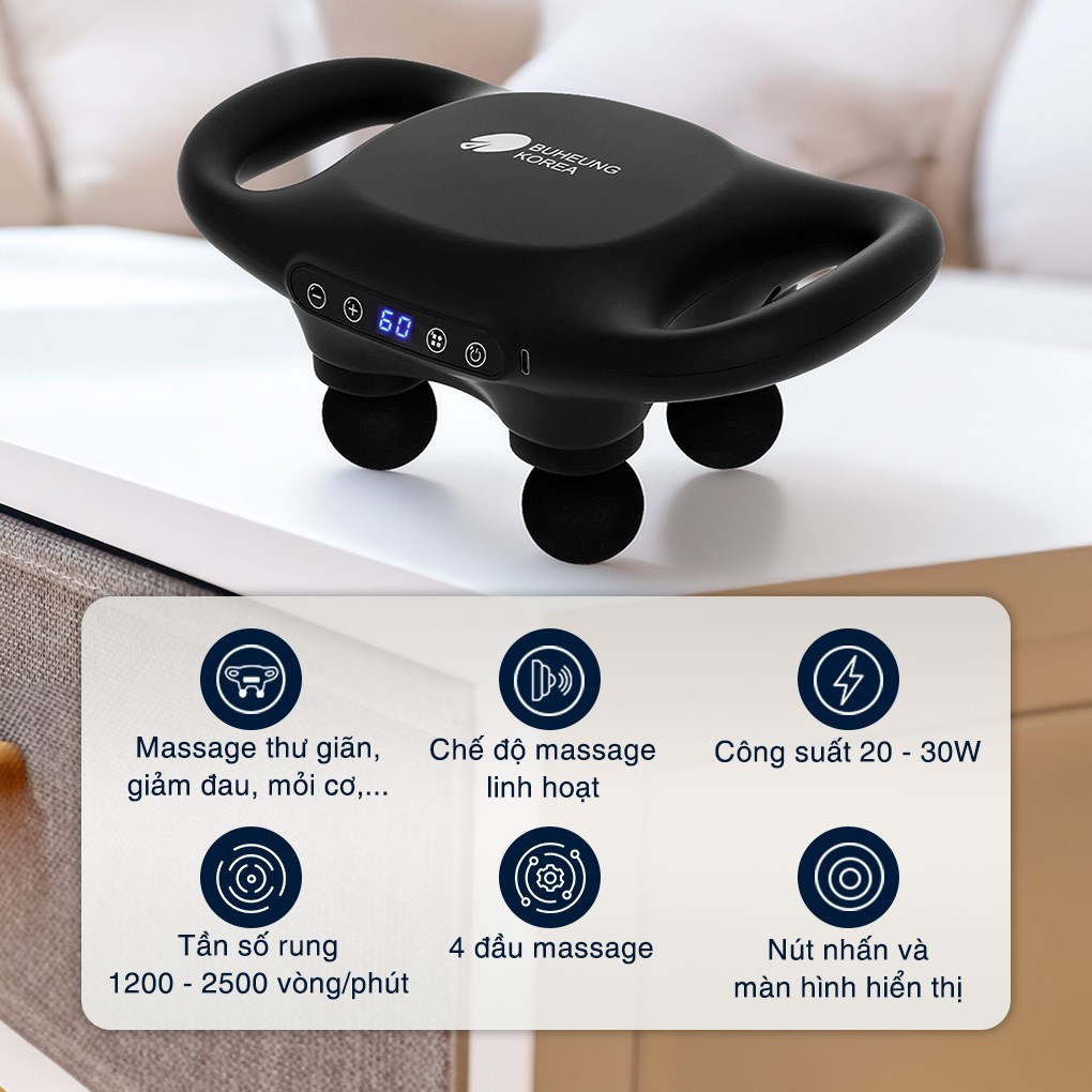 Máy massage 4 đầu Buheung MK-223
