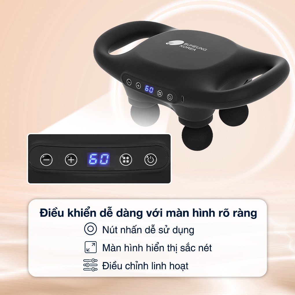 Máy massage 4 đầu Buheung MK-223