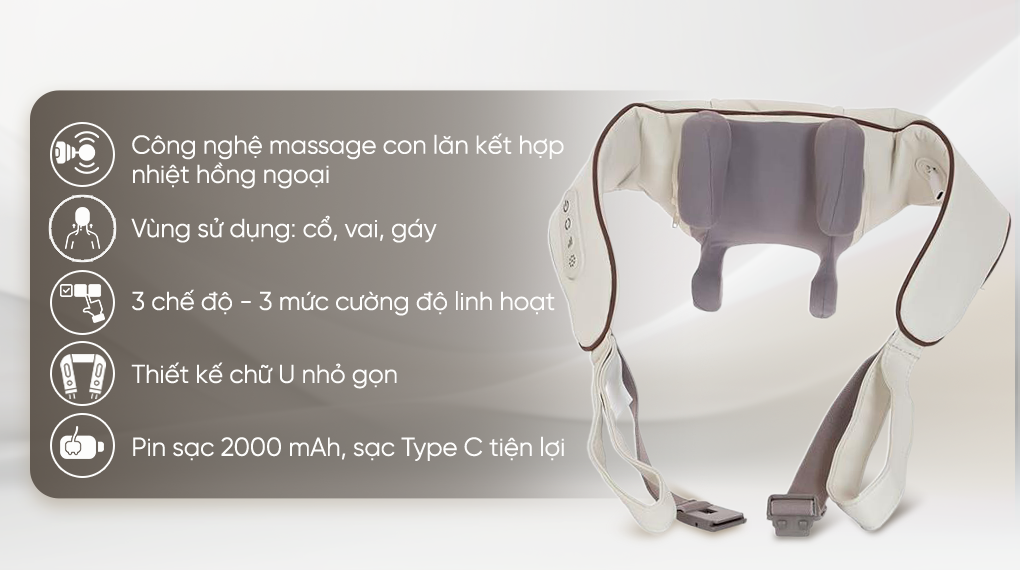Máy massage cổ vai gáy Buheung MK-332