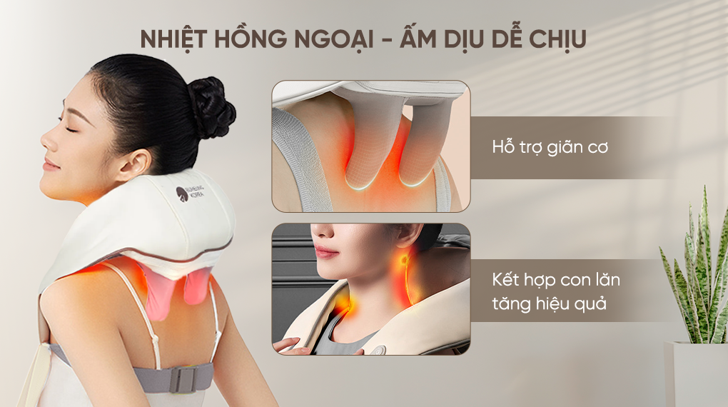Máy massage cổ vai gáy Buheung MK-332