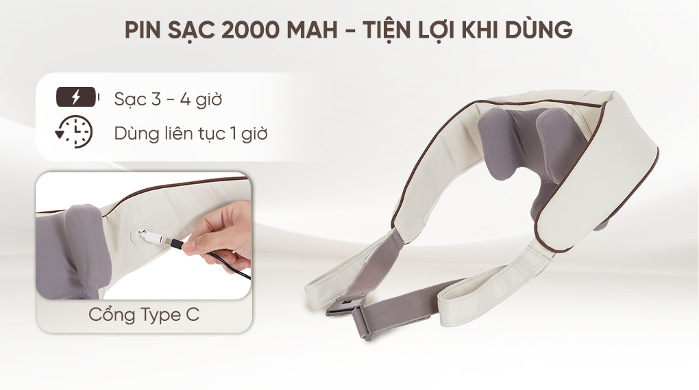 Máy massage cổ vai gáy Buheung MK-332