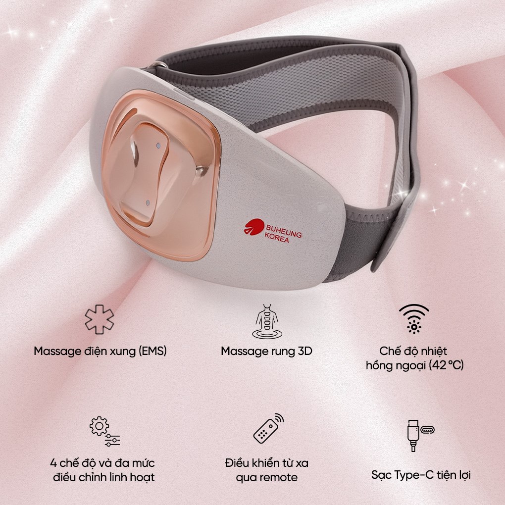 Máy massage đai bụng Buheung MK-340