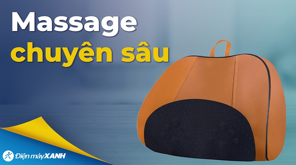 Gối massage hồng ngoại Bomidi MP1 Pro - Đen Cam