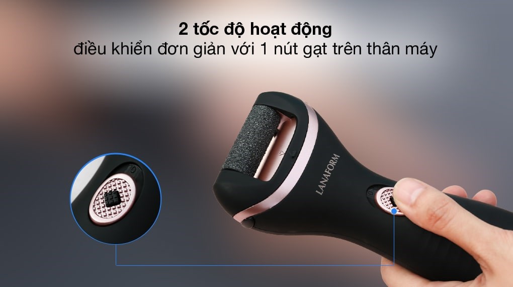 Máy mài gót chân tẩy da chết Lanaform LA131505