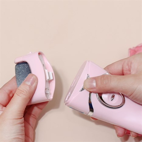 Máy mài gót chân tẩy da chết Rio Beauty PEDI2 Màu Hồng phấn