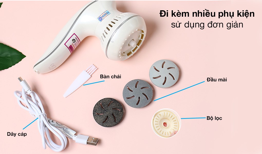 Máy mài gót chân tẩy da chết Rio PEDI3