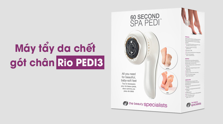 Máy mài gót chân tẩy da chết Rio PEDI3