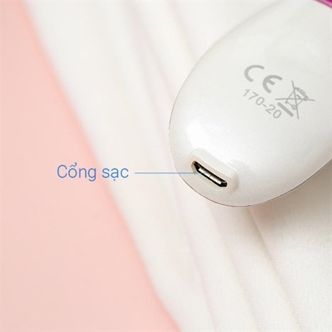 Máy mài gót chân tẩy da chết Rio PEDI3 Màu Trắng