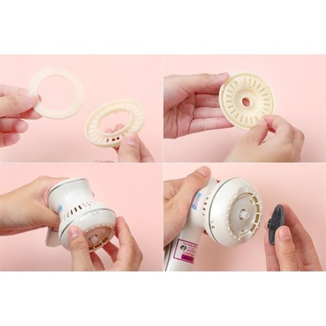 Máy mài gót chân tẩy da chết Rio PEDI3 Màu Trắng