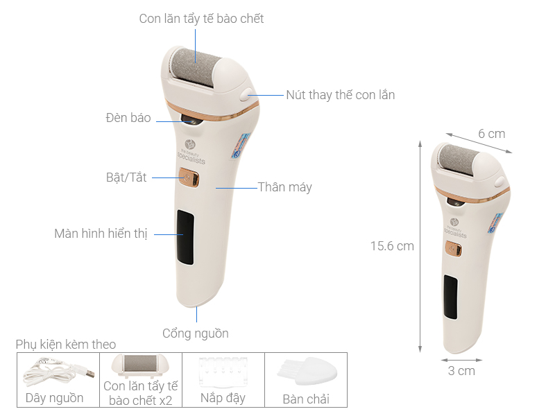 Máy mài gót chân tẩy da chết Rio PEDI4