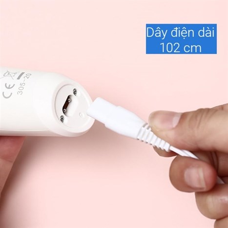 Máy mài gót chân tẩy da chết Rio PEDI4 Màu Trắng