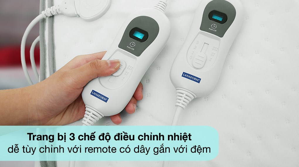 Đệm điện đôi Lanaform LA180111 S2 (1.6 x 1.4m)