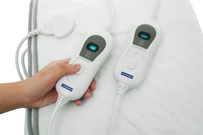 Đệm điện đôi Lanaform LA180111 S2 (1.6 x 1.4m) Màu Trắng