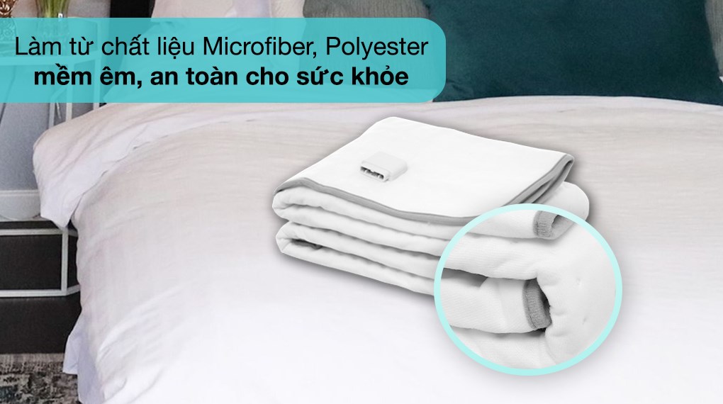 Đệm điện đơn Lanaform LA180109 S1 (1.5 x 0.8m)