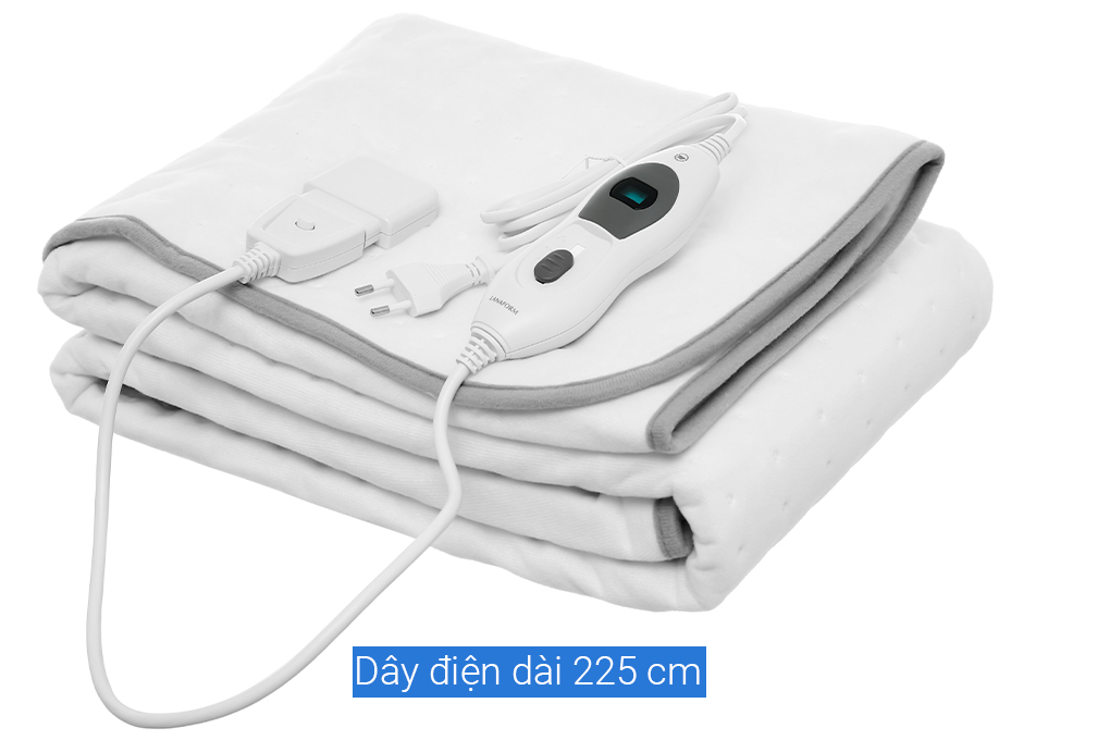 Đệm điện đơn Lanaform LA180109 S1 (1.5 x 0.8m) Màu Trắng