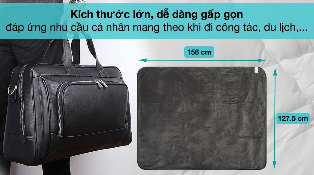 Chăn điện Lanaform LA180105 (1.6 x 1.3m)