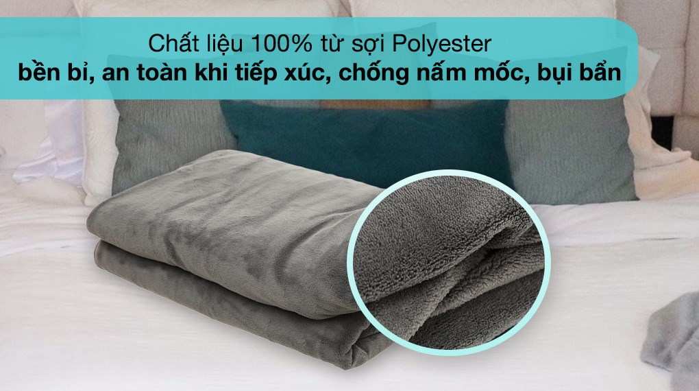 Chăn điện Lanaform LA180105 (1.6 x 1.3m)