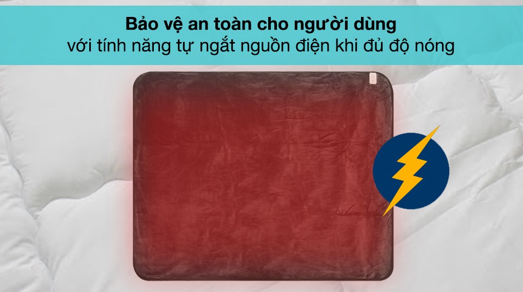 Chăn điện Lanaform LA180105 (1.6 x 1.3m)