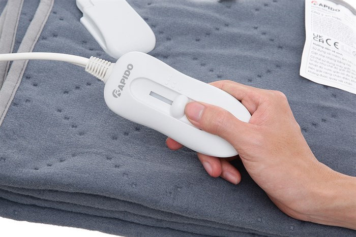 Chăn điện sưởi ấm Rapido REB-60SG Màu Xám