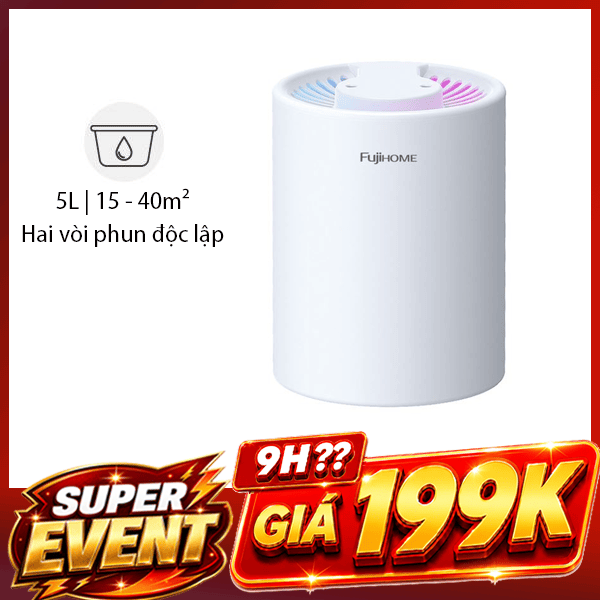 Máy tạo ẩm FUJIHOME HM05A 5L