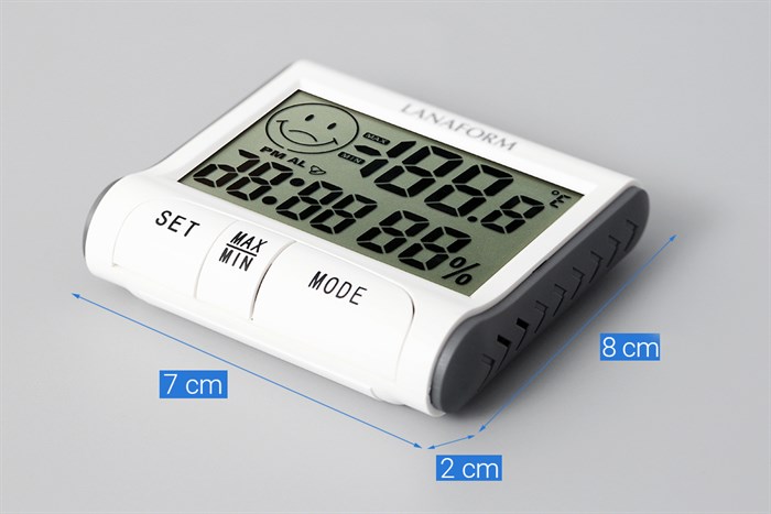 Nhiệt ẩm kế điện tử Lanaform LA120701 Màu Trắng