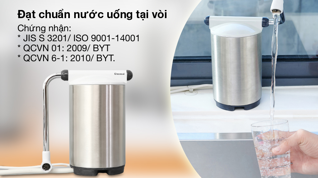 Thiết bị lọc nước trên bồn rửa Mitsubishi Cleansui ET201