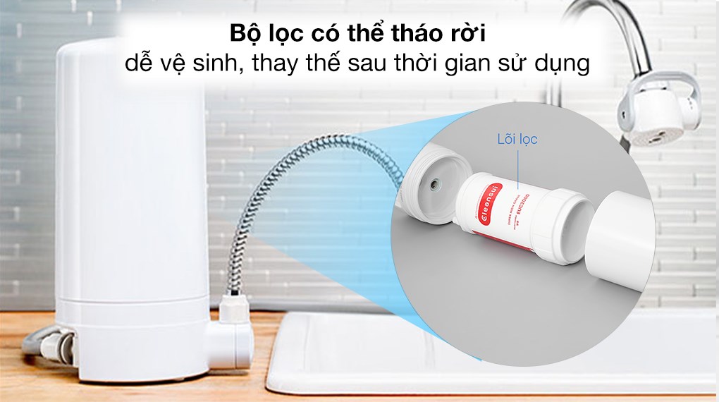 Thiết bị lọc nước trên bồn rửa Mitsubishi Cleansui ET101