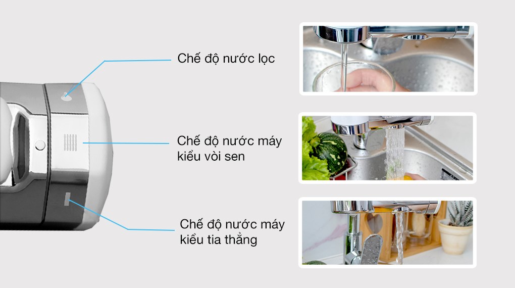 Thiết bị lọc nước tại vòi Mitsubishi Cleansui EF201