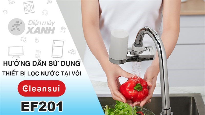 Thiết bị lọc nước tại vòi Mitsubishi Cleansui EF201
