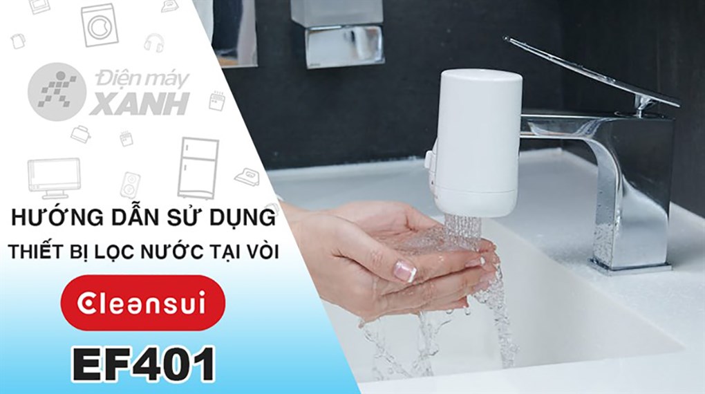 Thiết bị lọc nước tại vòi Mitsubishi Cleansui EF401