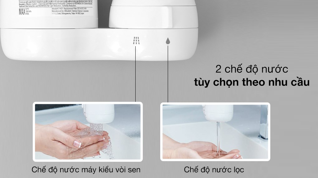 Thiết bị lọc nước tại vòi Mitsubishi Cleansui EF401